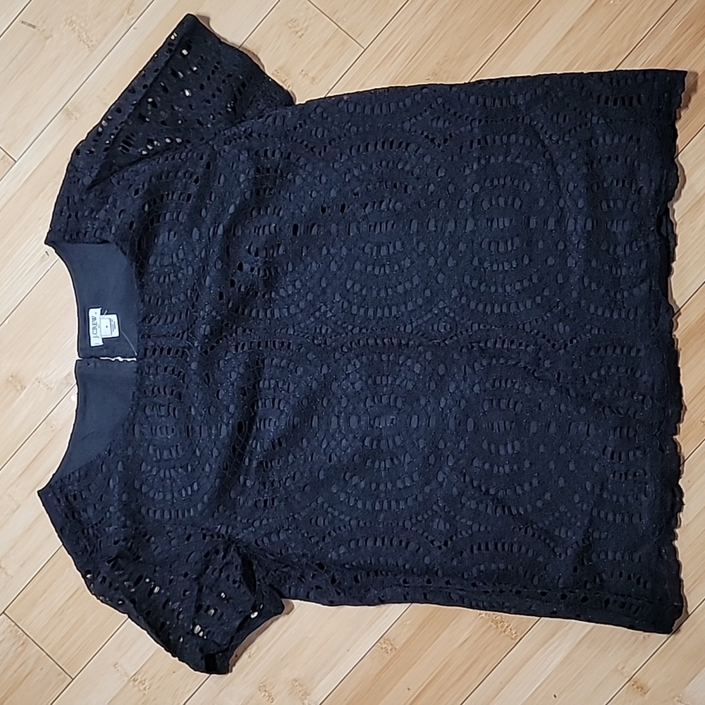 J Crew Eyelet Blouse Size 8
